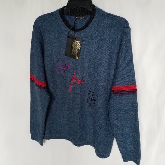 Foriss Escape From City Wool Blend Knit Sweater - Picture 15 of 15